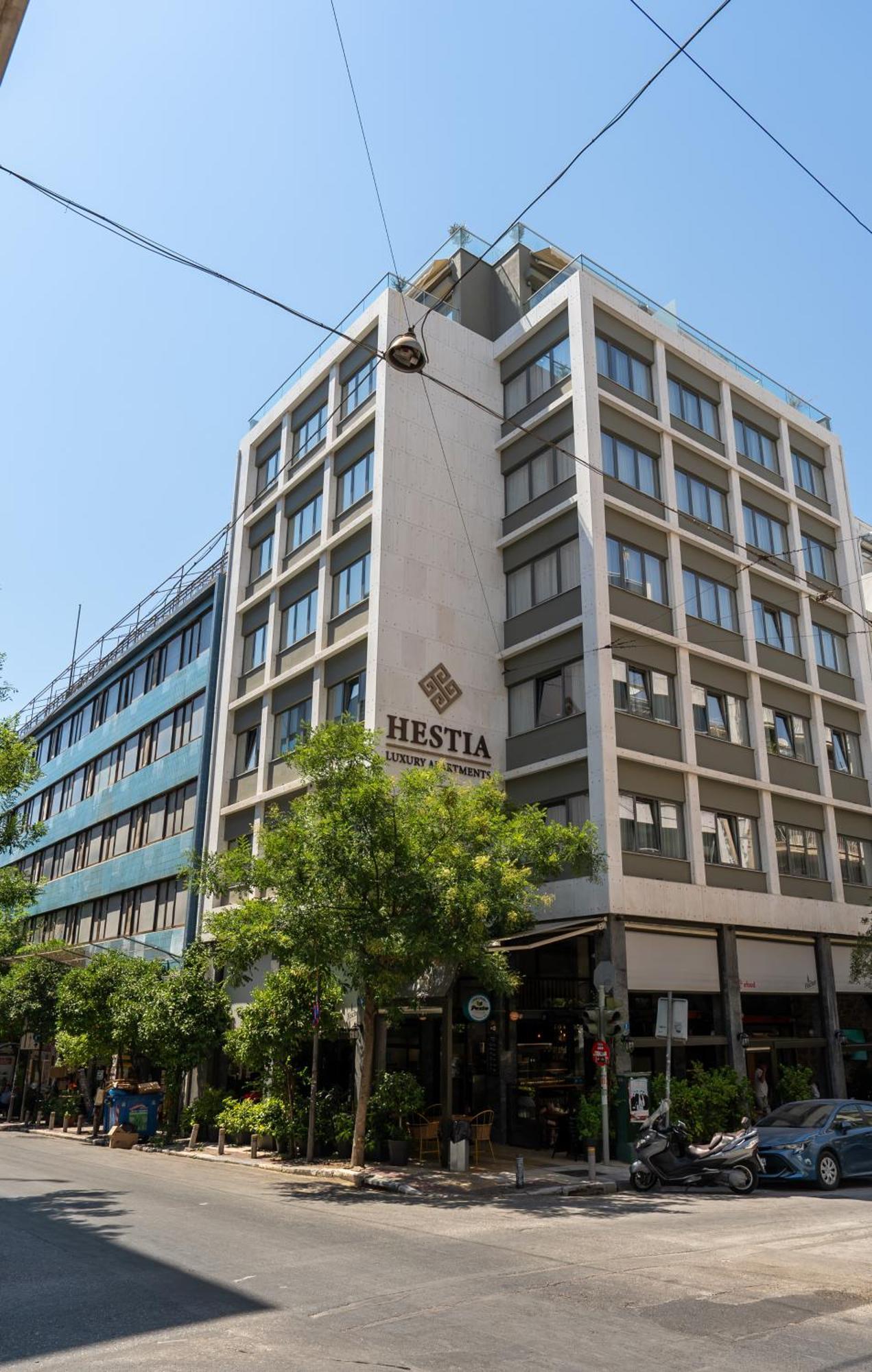 Hestia - Ippokratous 35 Aparthotel Athén Kültér fotó